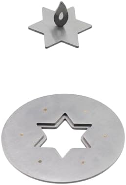 Coshar Metal Candle Topper for Jar Candles