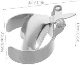 Wakauto Heart Shaped Candle Wick Snuffer Metal Flame Extinguisher