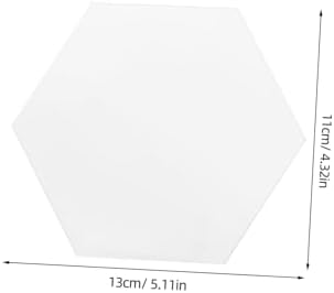 Cabilock Acrylic Hexagon Wall Mirror Easy to Clean