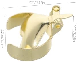 Alipis 2Pcs Heart Shaped Metal Candle Snuffer Reusable