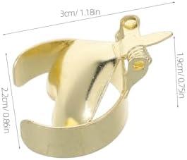 Cabilock Heart Shaped Metal Candle Snuffer Tool Set