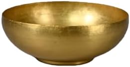 Serene Spaces Living Decorative Brass Bowl 12 Diameter