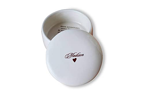 Personalized Baptism Gift Round Keepsake Box