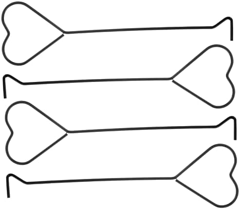 Luxshiny 4pc Heart Shape Candle Wick Hooks