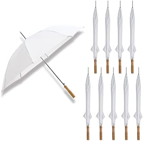 Anderson 48 Wedding Umbrella - 10 Pack White