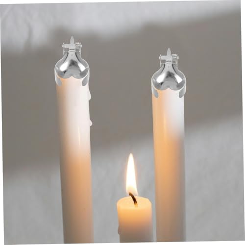 Wakauto Heart Shaped Candle Wick Snuffer Metal Flame Extinguisher