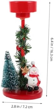 Mikinona Snowman Candle Holder Christmas Decor 1