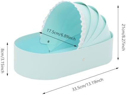 Liffshsy 10pcs Blue Cradle Flower Basket Gift Boxes