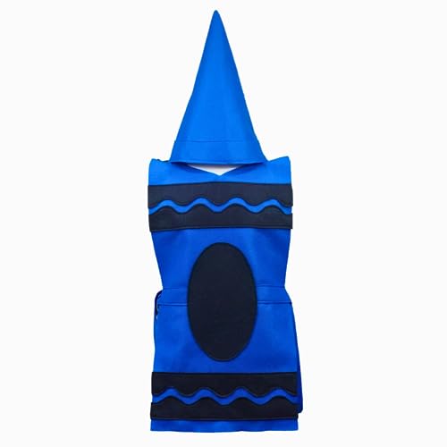 Blue Crayon Costume Set Tunic and Hat