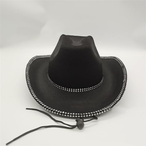 Diamond-Studded Cowboy Hat for Boys and Girls
