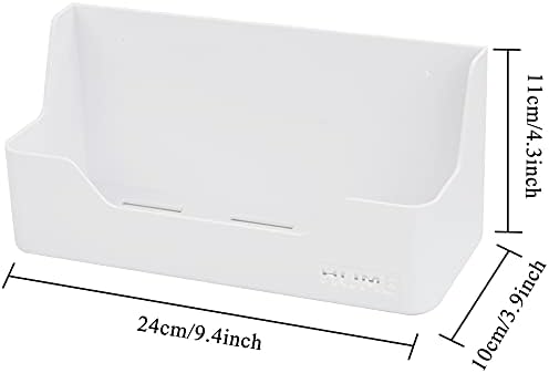 MATIMASU Bedside Shelf Organizer Storage Caddy Wall Mount Adhesive Box