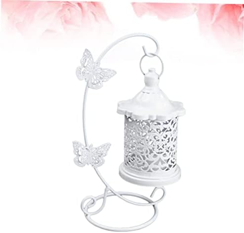 Zerodeko Wrought Iron Bird Cage Candlestick Holder 1