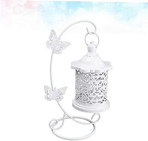 Zerodeko Wrought Iron Bird Cage Candlestick Holder 1