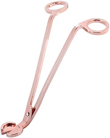 Yuecoom Rose Gold Candle Wick Trimmer Scissors 1