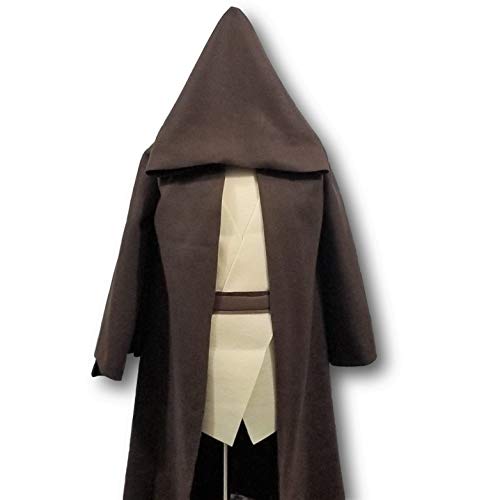 Deluxe Galaxy Wars Brown Hooded Robe Costume Set
