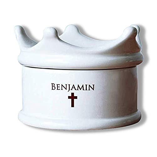 Personalized Crown Keepsake Box with Irish Blessing 1