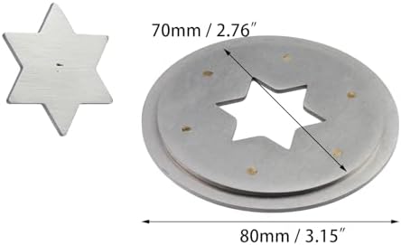 Coshar Metal Candle Topper for Jar Candles