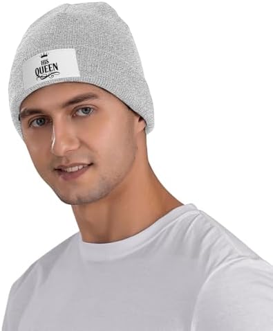 Queen And Im Her King Knitted Hat Winter Warm Cap