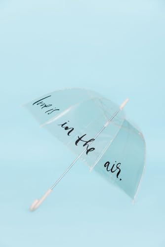 Kate Spade New York Clear Umbrella Love Is In The Air