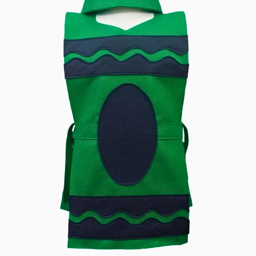 Green Crayon Costume Tunic and Hat Set - Family Sizes