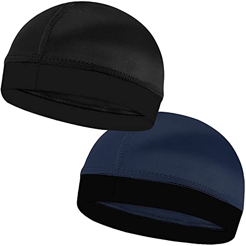 DURALA 4PCS Silky Stocking Wave Cap for Men