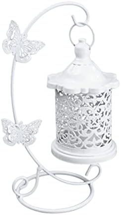 Zerodeko Wrought Iron Bird Cage Candlestick Holder 1