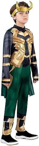 Marvel Loki Youth Halloween Costume Padded Jumpsuit