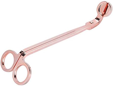 Yuecoom Rose Gold Candle Wick Trimmer Scissors 1
