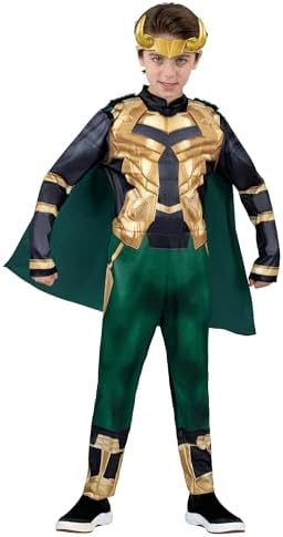 Marvel Loki Youth Halloween Costume Padded Jumpsuit