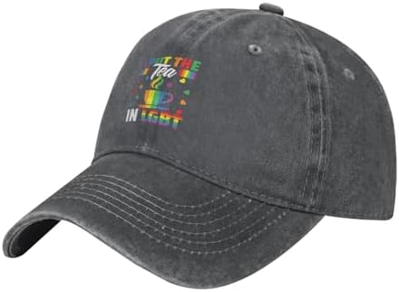 I Put The Tea In LGBT Baseball Cap for Men Women 1