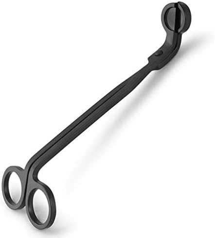 Teensery Stainless Steel Candle Wick Trimmer Black