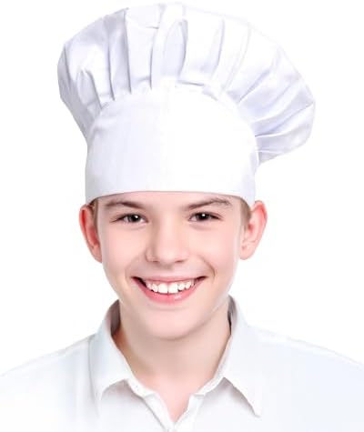 Xeoxarel Kids Chef Hat Adjustable Elastic 1