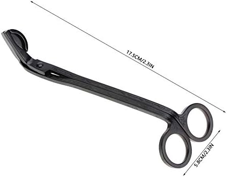 Restokki Candle Wick Trimmer with Semicircular Stainless Steel Clip