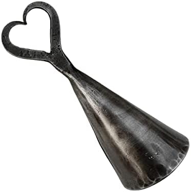 Hand Forged Heart Candle Snuffer - Wrought Iron Classic Design