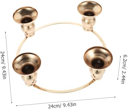 Ciieeo Advent Candle Ring Wreath Holder 1