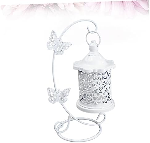 Zerodeko Wrought Iron Bird Cage Candlestick Holder 1