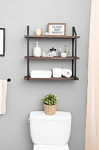 Mkono 3 Tier Floating Wall Shelf 235 Inch