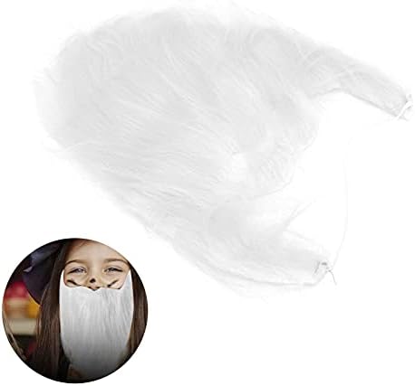 Horoper White Fake Beard for Party Costume Halloween