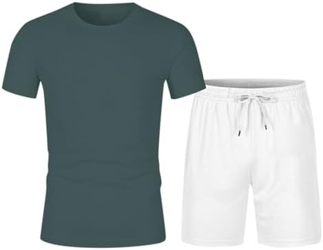 TTBDWiian Men 2 Piece Tracksuit Set