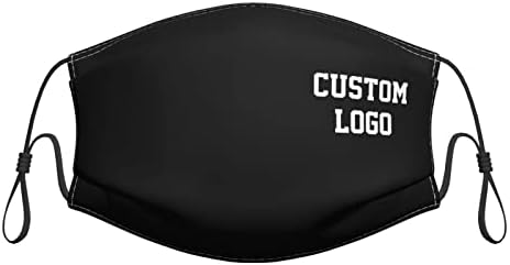 Custom Reusable Cloth Mask with Photo Text Logo