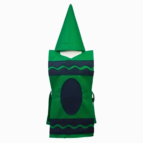 Green Crayon Costume Tunic and Hat Set - Family Sizes