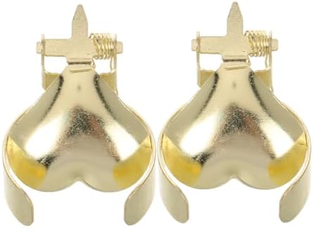 Holibanna 2Pcs Heart Shaped Metal Candle Snuffer