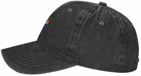 42nd Infantry Division SSI Washed Denim Baseball Cap For Men and Women