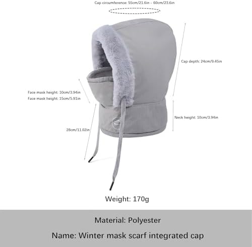 Heavyweight Fleece Balaclava Mask for Winter Sports