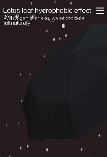 Moorrlii Mini Travel Umbrella - UPF 50 Windproof and Lightweight