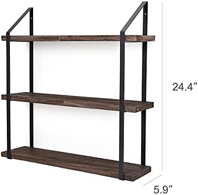 Mkono 3 Tier Floating Wall Shelf 235 Inch