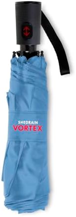 ShedRain Vortex Automatic Folding Travel Umbrella 75 mph Windproof