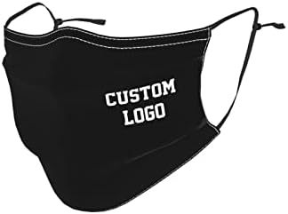 Custom Reusable Cloth Mask with Photo Text Logo