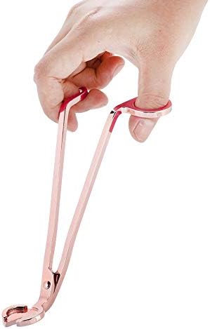 Yuecoom Rose Gold Candle Wick Trimmer Scissors 1