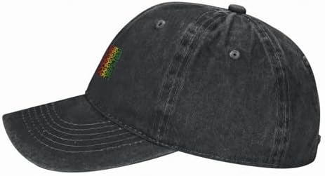 Leopard Print Baseball Cap - Washed Denim Lightweight Breathable